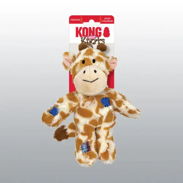 Jouet girafe Kong Wild Knots chien Marque