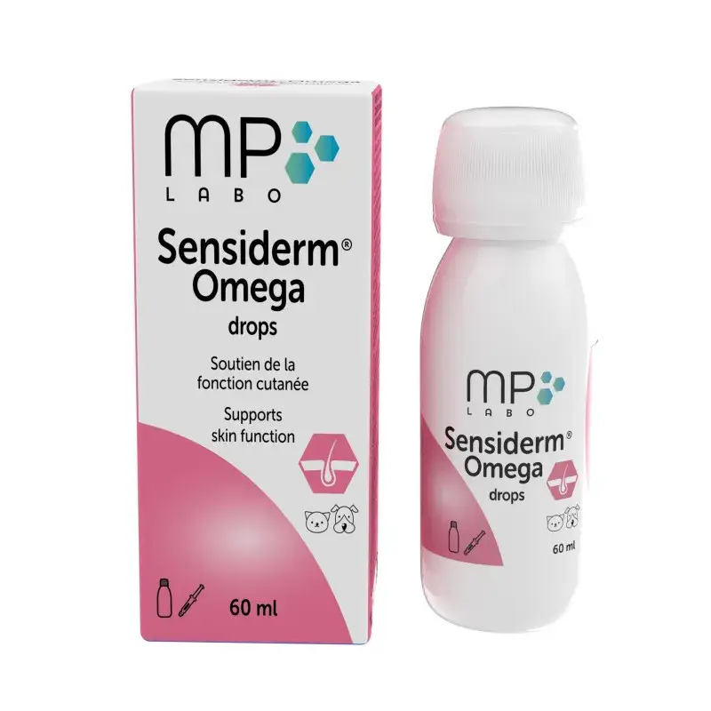 Sensiderm Omega Drops chien, chat Populaire