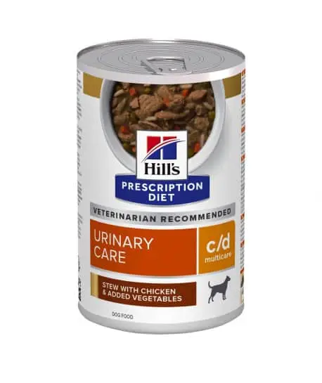 Hill's C/D Urinary Multicare Mijotés Poulet & Légumes chien 24 x 156g Acheter Direct