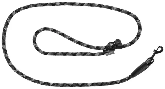 Seulement Aujourd&rsquo;hui Laisse corde ronde 2m gris/noir