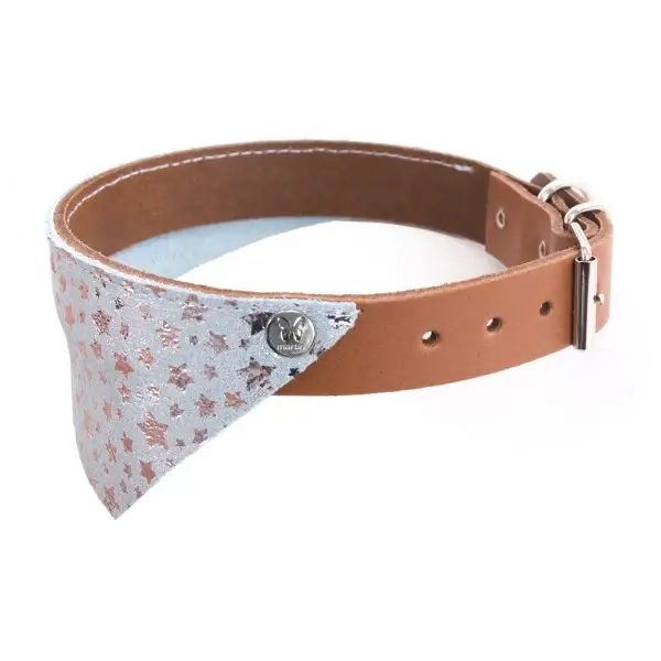 Collier cuir Miami et bandana Martin Sellier Commander Maintenant