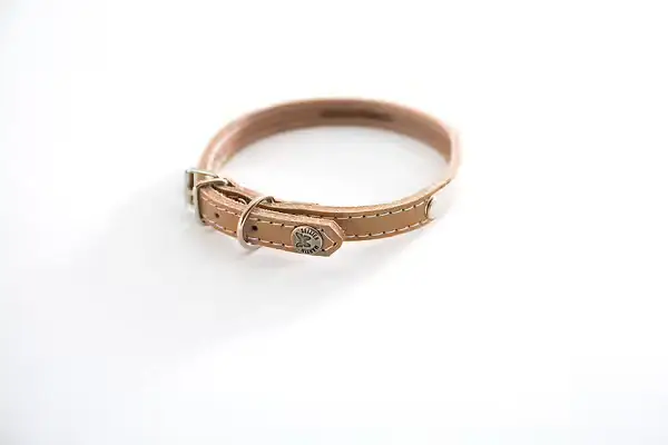 Réduction Martin Sellier – Collier cuir avec Plaque
