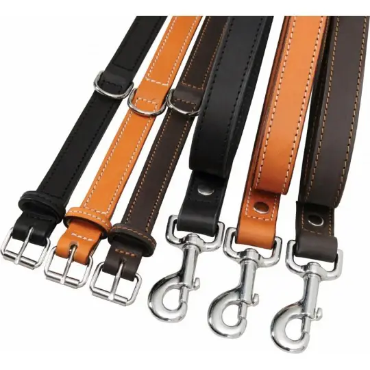 Collier cuir double Prix Réduit