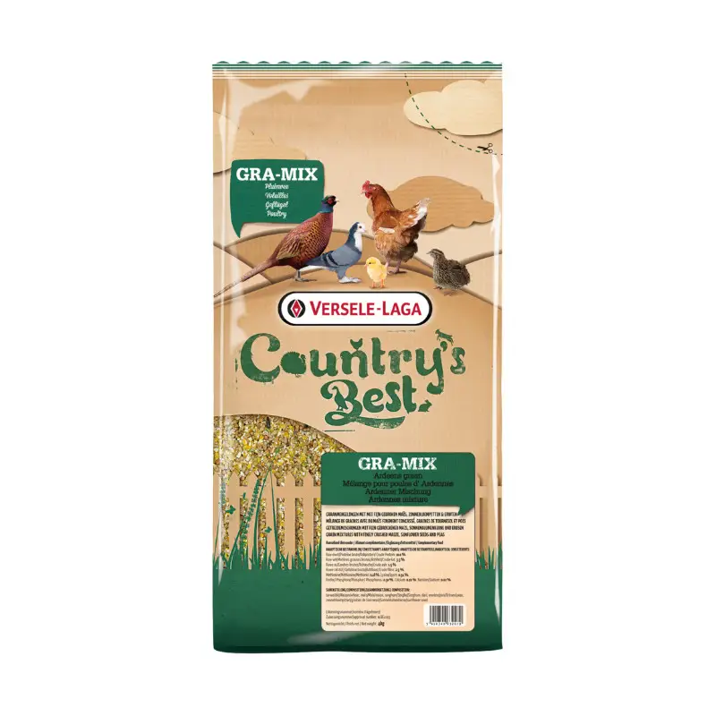 Acheter En Ligne Mélange GRA-MIX pour poules d&rsquo;Ardennes – 4 kg – VERSELE-LAGA
