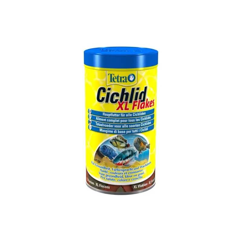Commande En Gros Tetra Cichlid XL Flakes – 500ml