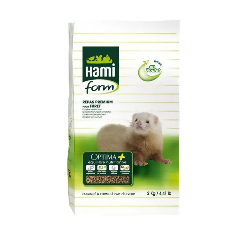 Optima+ repas complet furet 2kg – HAMIFORM Petit Prix