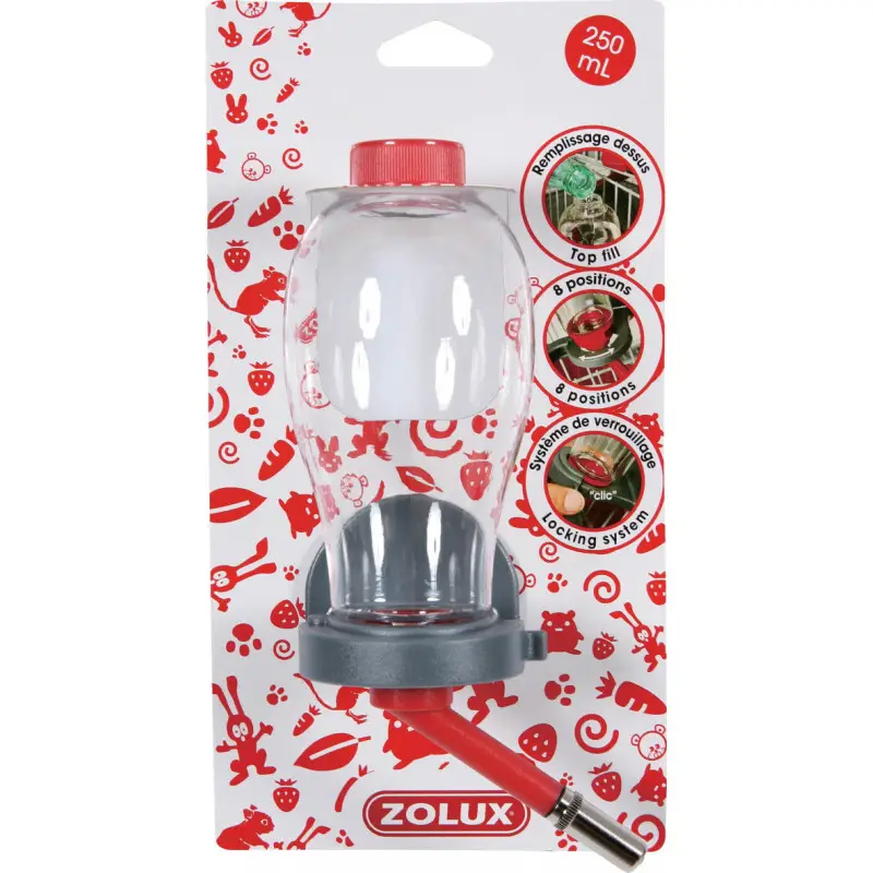 Biberon color top rouge 250 ml – ZOLUX Livraison Express