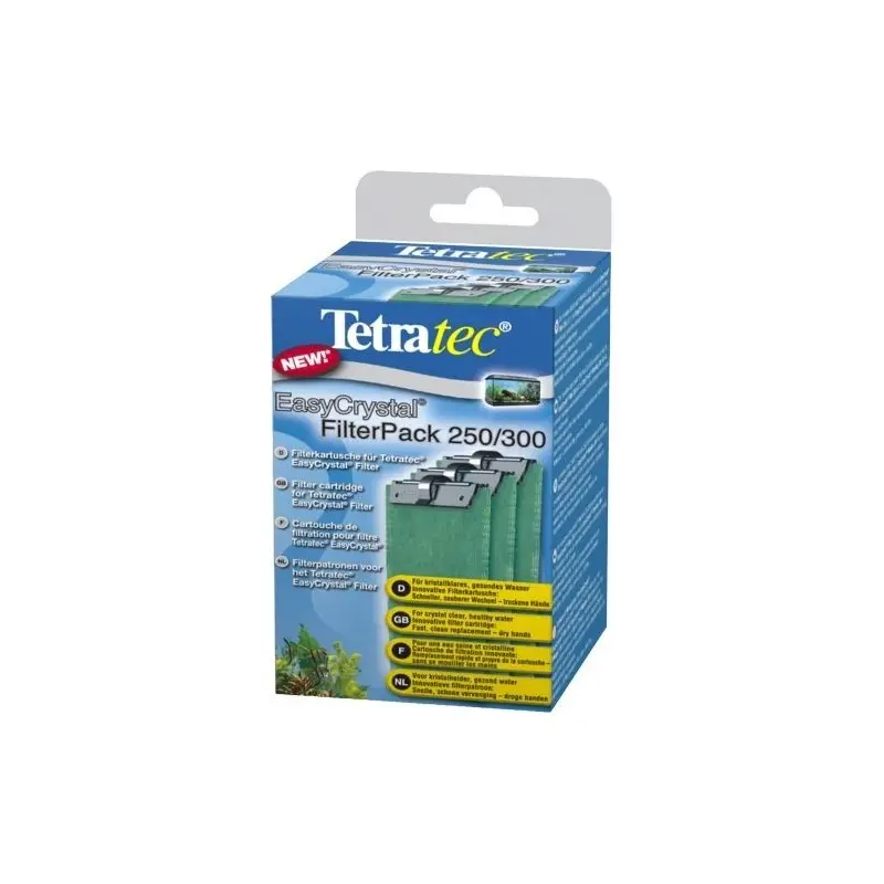 Filtre de rechange Tetra « Filter Pack EasyCrystal » – Pour EasyCrystal Filter 250/300 Prix Promo