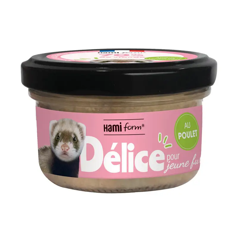 Aliment complémentaire jeune furet au poulet – HAMIFORM Petit Prix