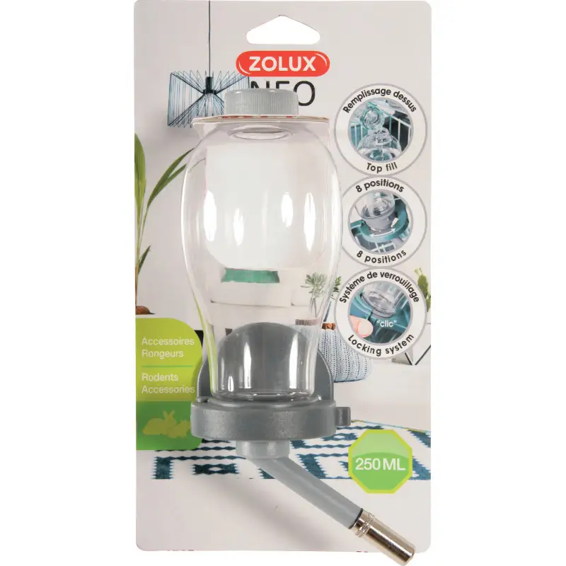 Biberon rong rpl top 250 ml gri – ZOLUX Bon Plan