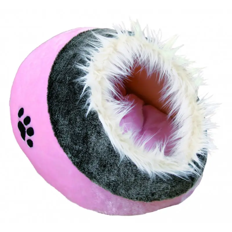 Abri douillet Minou 35x26x41cm rose/gris – TRIXIE Vente Flash