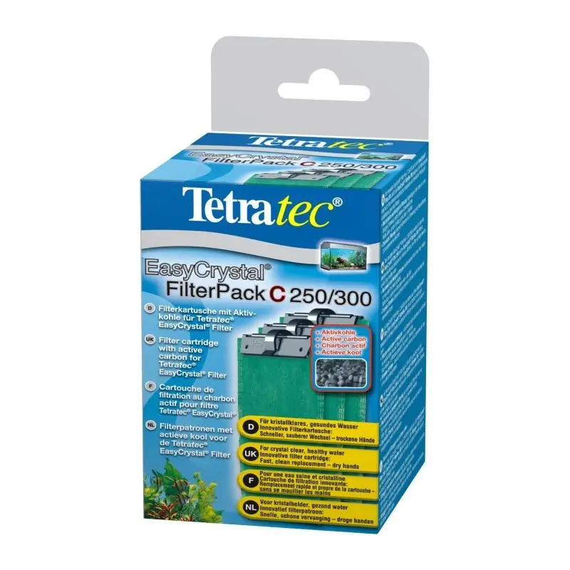Filtre de rechange au charbon actif Tetra « Filter Pack EasyCrystal » – Pour EasyCrystal Filter 250/300 Satisfait Ou Remboursé