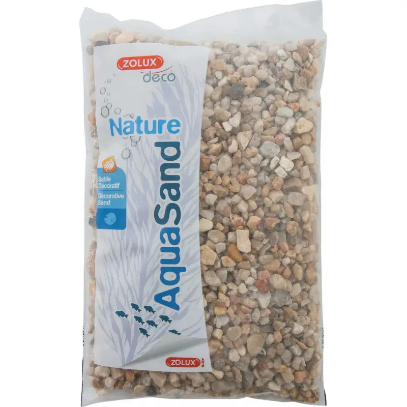 Aquasand naturel quartz gros 1kg – ZOLUX Promotion
