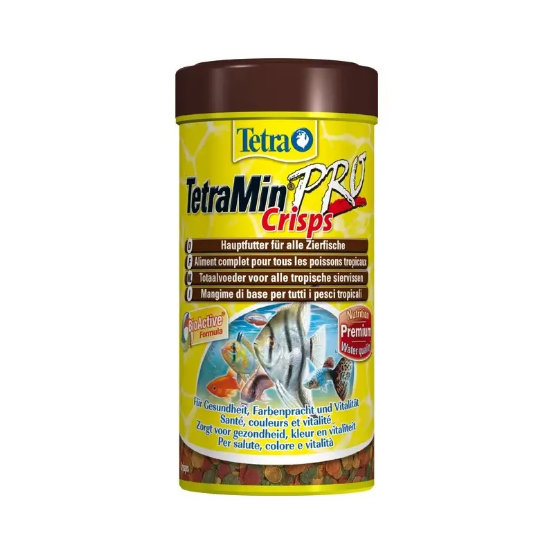 Promotion TetraMin Pro Crisps pour poissons tropicaux – 500ml