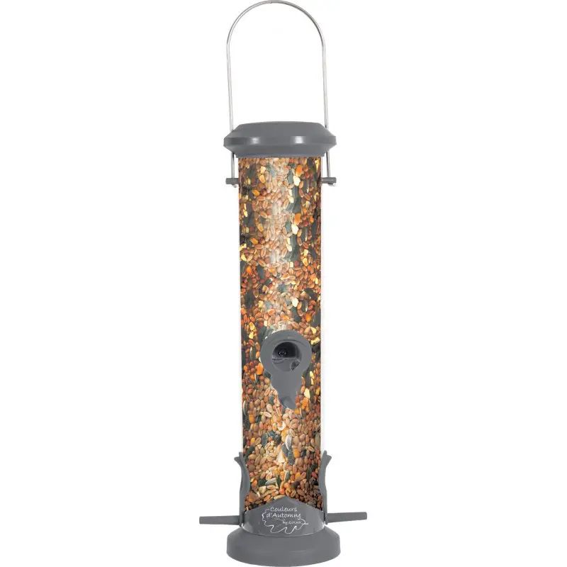Authentique Mangeoire silo 4 perches ardoise – ZOLUX
