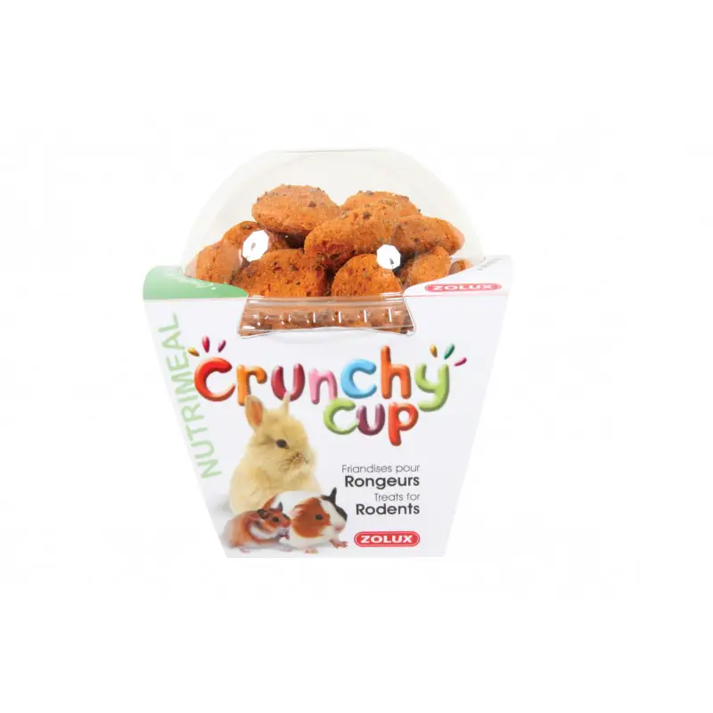 Crunchy cup carotte lin – ZOLUX Prix Cassé