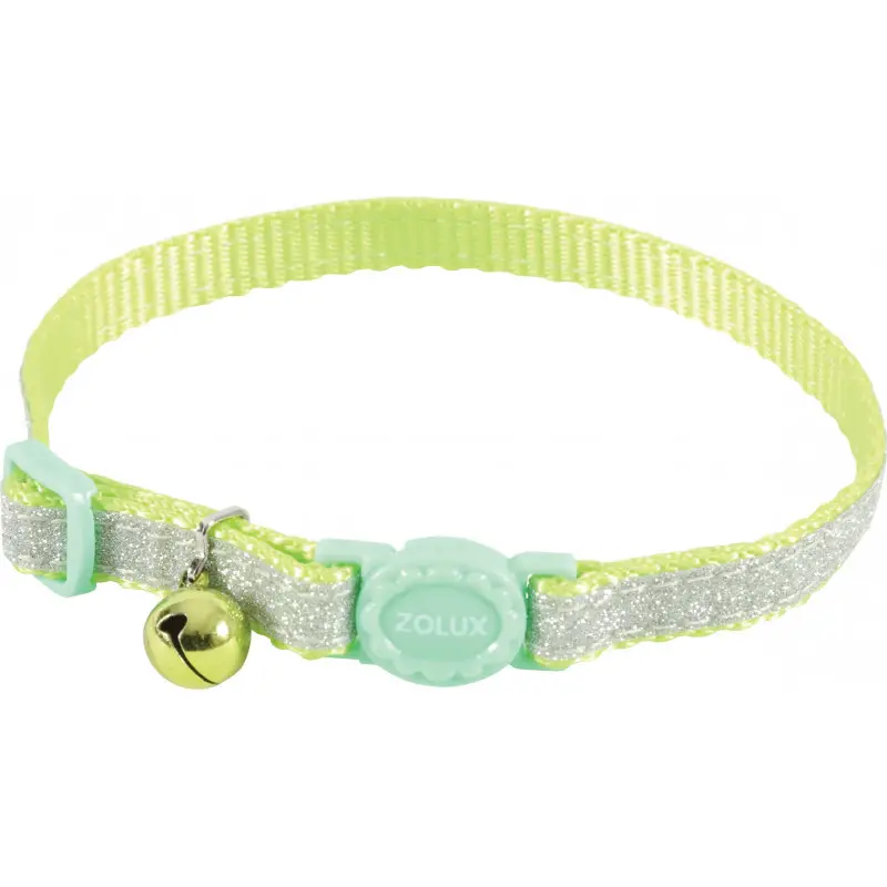 Collier nylon shiny reglable vert – ZOLUX Offre Exclusive