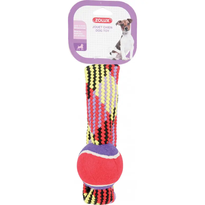 Authentique Jouet corde tennis anneau 23cm – ZOLUX
