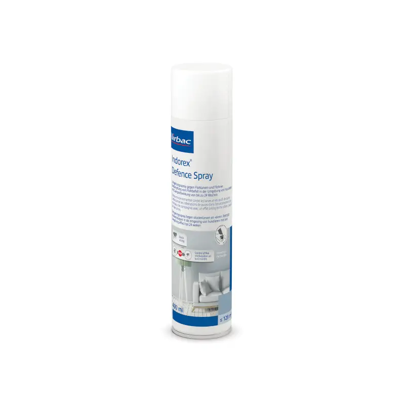 Virbac Care Indorex Defence – spray antipuces habitation Expédié Aujourd&rsquo;hui