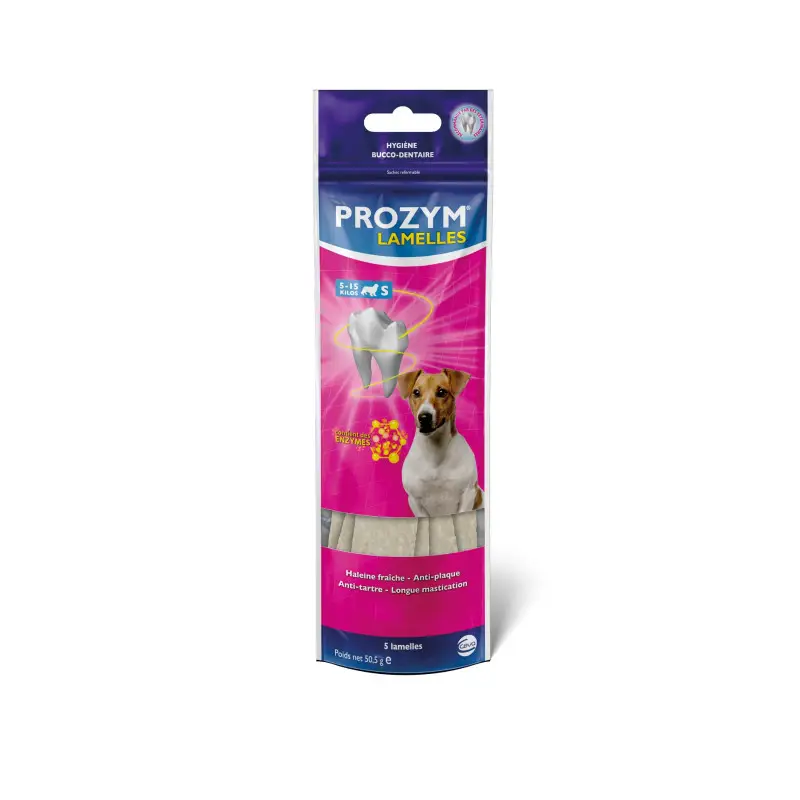 Prozym S – lamelles hygiène dentaire petit chien 5-15 kg Nouvelle Collection