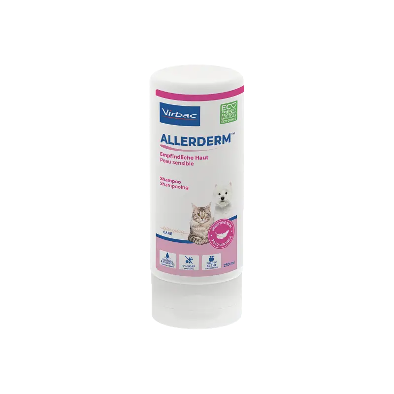 Virbac Care Allerderm – shampoing peau sensible chien Nouvel Arrivage