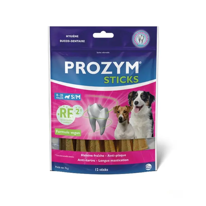 Super Prix Prozym RF2 – sticks hygiène dentaire petit & moyen chien