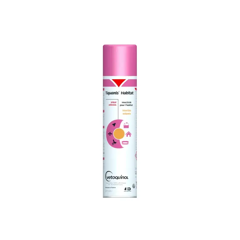 Offre Exclusive Vetoquinol Tiquanis Habitat- spray insectes volants