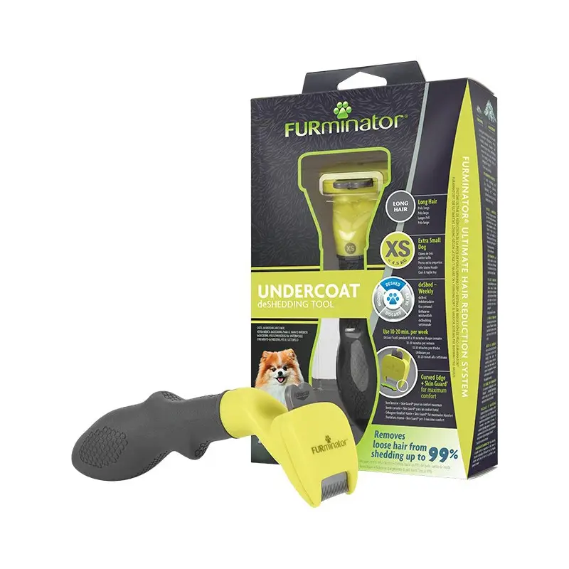 Nouvel Arrivage Furminator Undercoat – brosse XS poils longs très petit chien