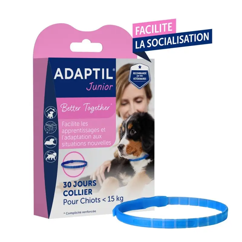Retour Gratuit Adaptil Junior – collier apaisant chiot 46,5 cm