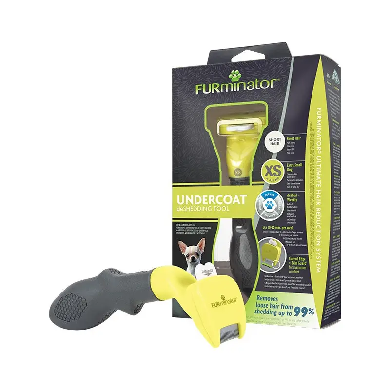 Furminator Undercoat – brosse XS poils courts très petit chien Nouvelle Collection