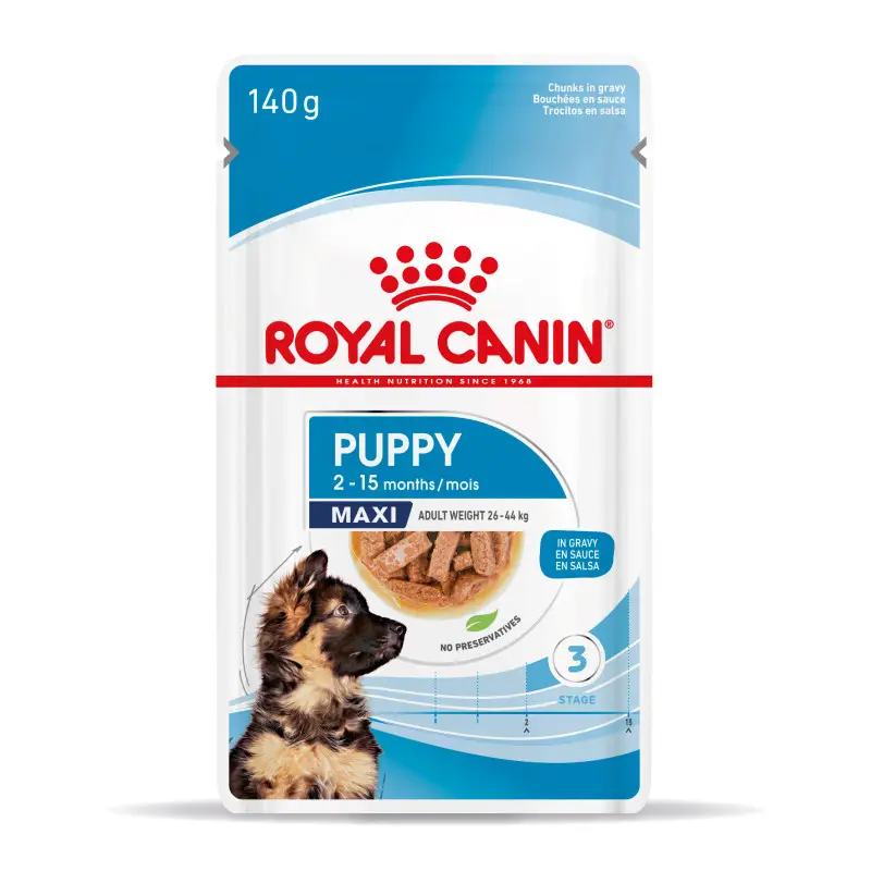 Royal Canin Puppy Maxi – grand chiot bouchées en sauce Meilleur Choix