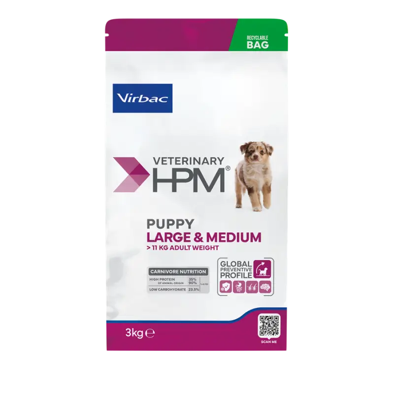 Meilleure Vente Virbac Veterinary HPM Puppy Large & Medium – chiot