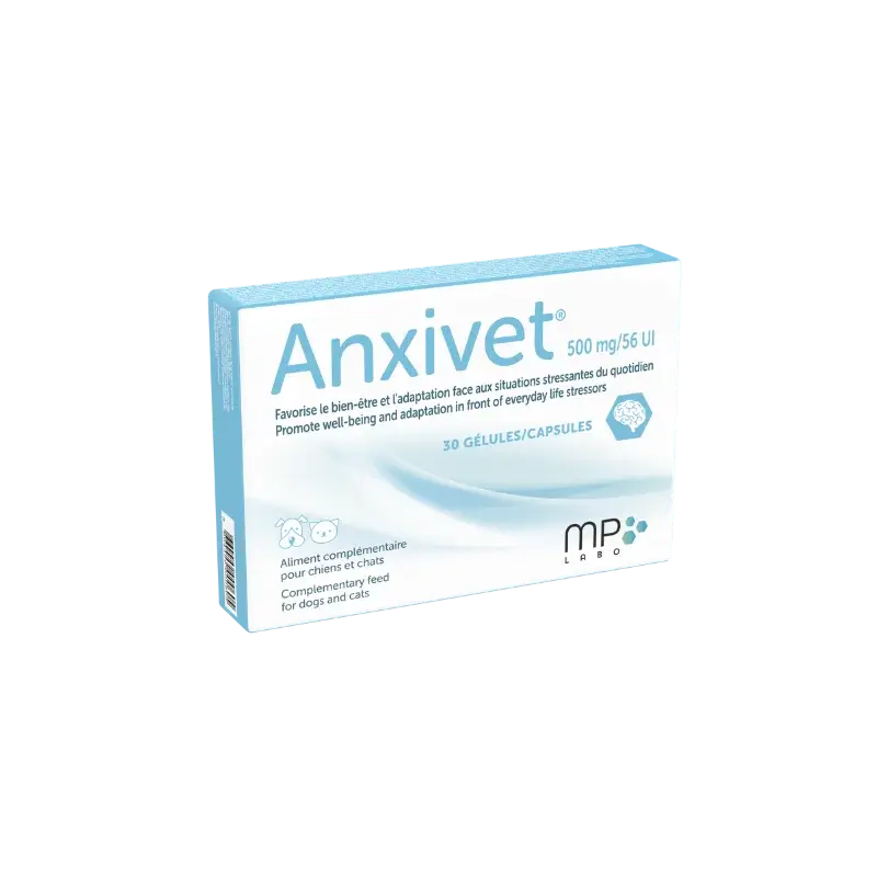 MP Labo Anxivet 500 mg – complément anti-stress chien & chat Soldes