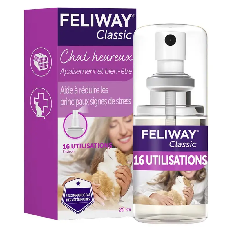 Meilleure Vente Feliway Classic – spray anti-stress chat