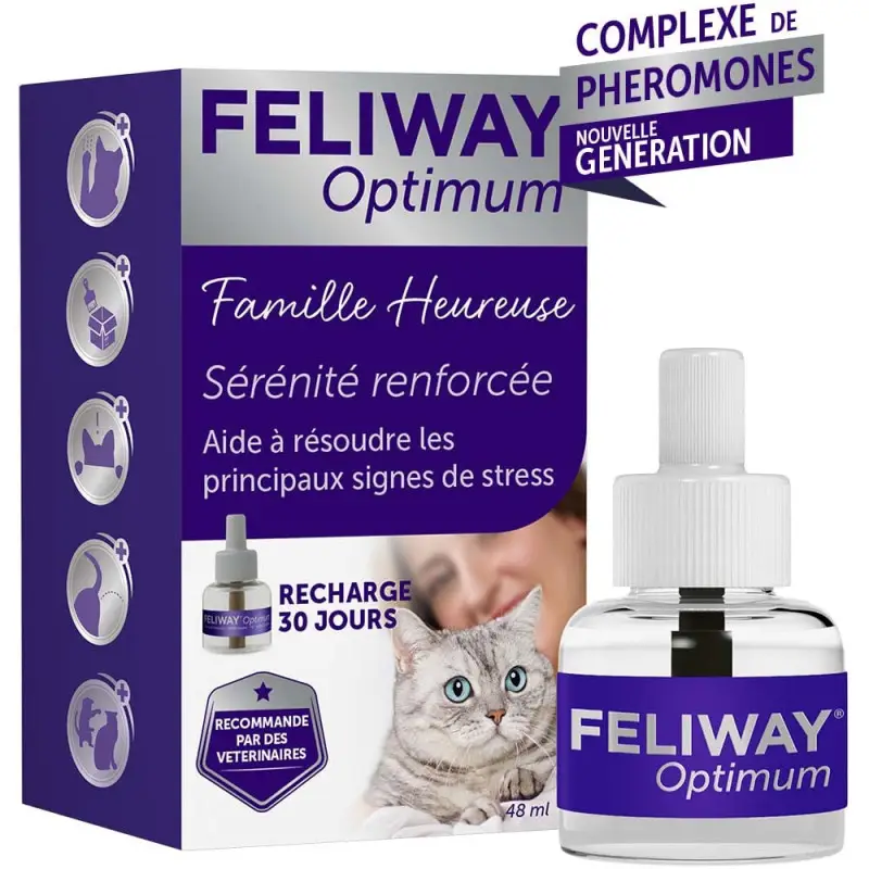 Bon Marché Feliway Optimum – recharge anti-stress renforcé chat