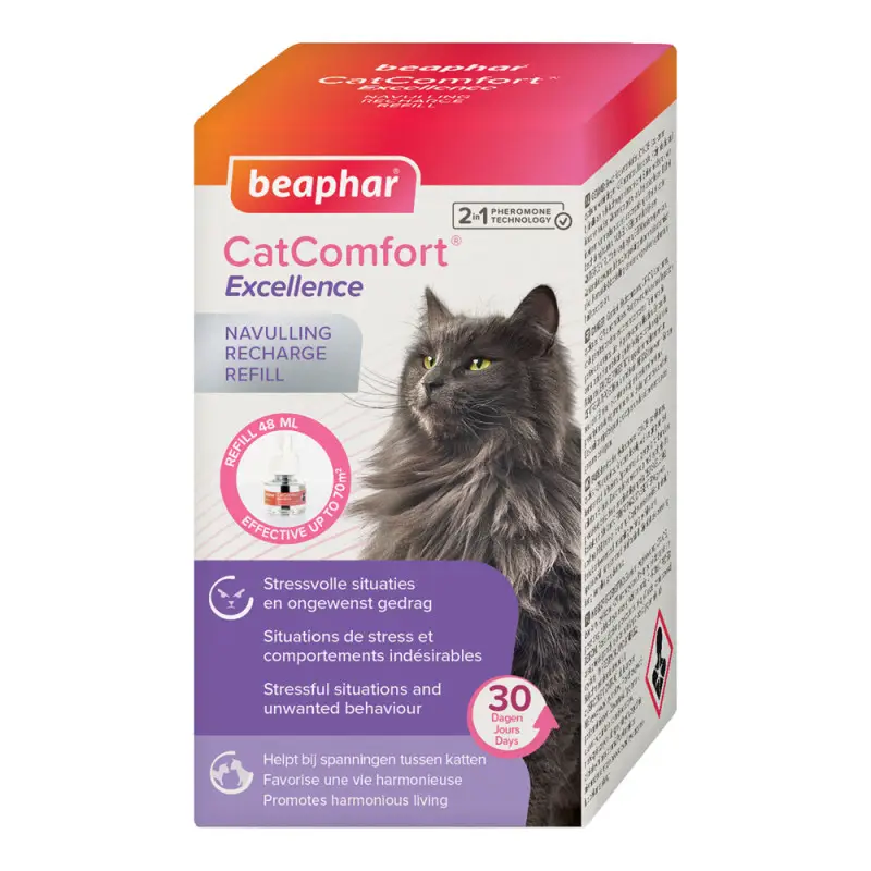 Beaphar CatComfort Excellence – Recharge phéromones apaisantes chat & chaton Bon Marché
