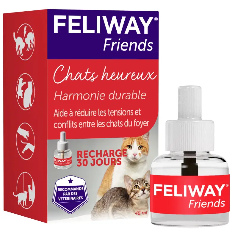 Populaire Feliway Friends – recharge anti-conflits chat