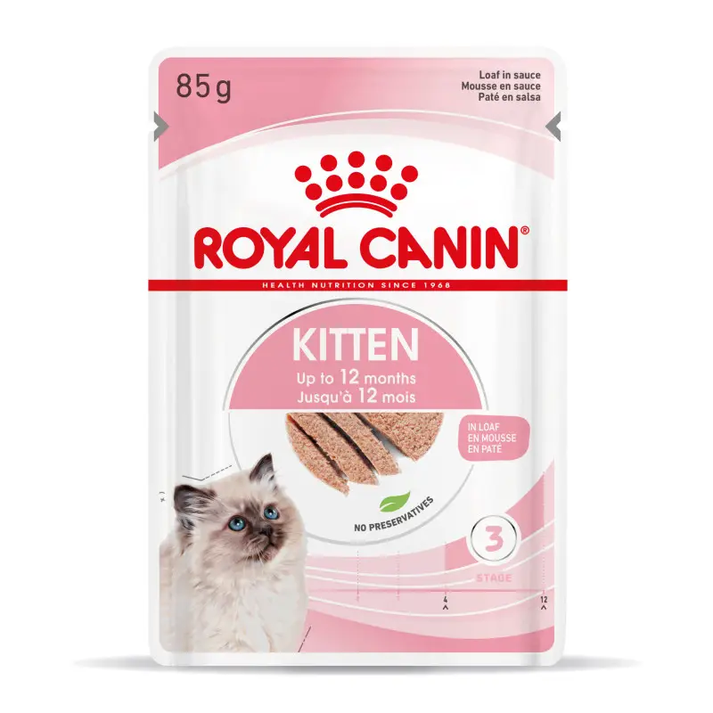 Royal Canin Kitten – émincés chaton en mousse Offre Spéciale