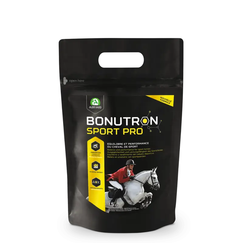 Audevard Bonutron Sport Pro – complément nutritionnel cheval de sport Certifié