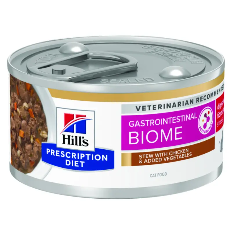 Hill&rsquo;s Prescription Diet Gastrointestinal Biome Stress – mijotée chat au poulet Nouvel Arrivage