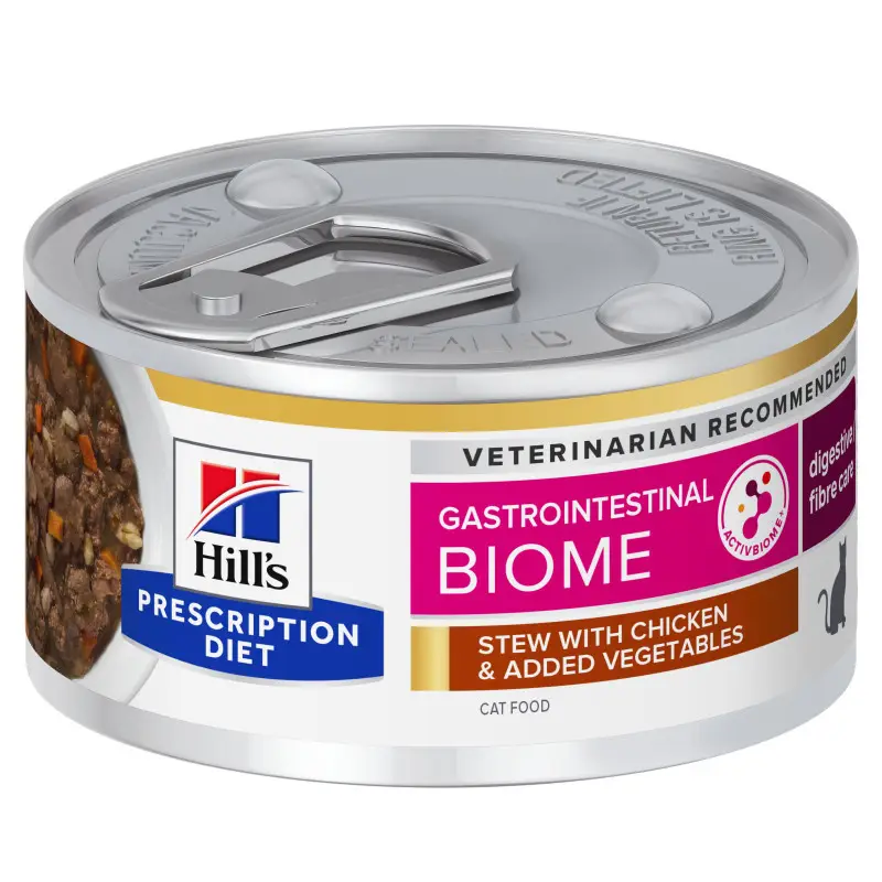 Hill&rsquo;s Prescription Diet Gastrointestinal Biome – mijotée chat au poulet Prix Bas