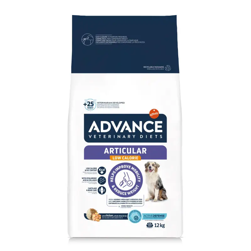 Expédié Aujourd&rsquo;hui Advance Veterinary Diets Articular Low Calorie – chien au poulet