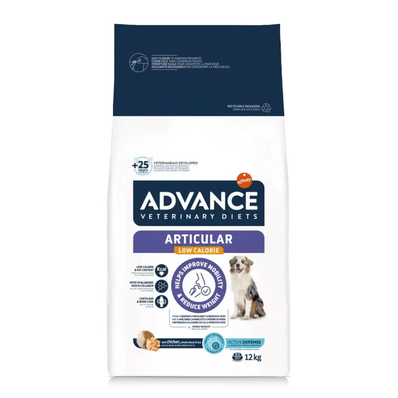 Promotion Saisonnière Advance Veterinary Diets Articular Low Calorie – chien au poulet