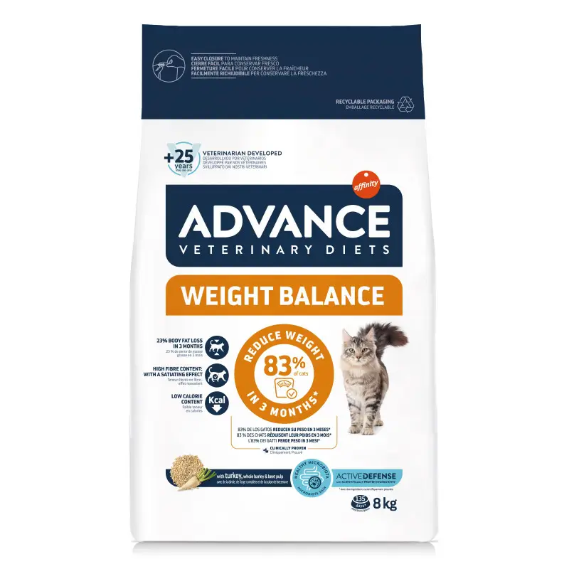 Advance Veterinary Diets Weight Balance – chat à la dinde Livraison Express