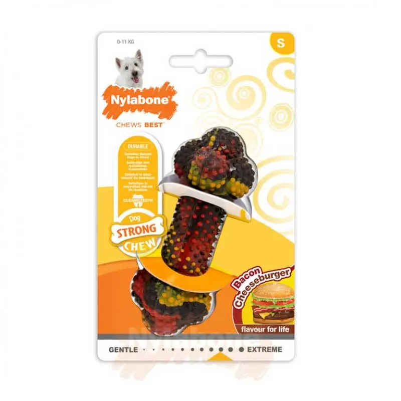 Os en caoutchouc Rubber Bone Nylabone Populaire
