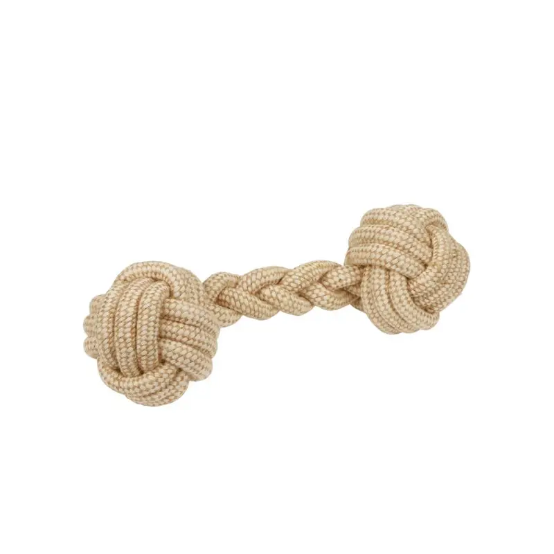 Soldes Jouet Haltère en coton et jute Kerbl