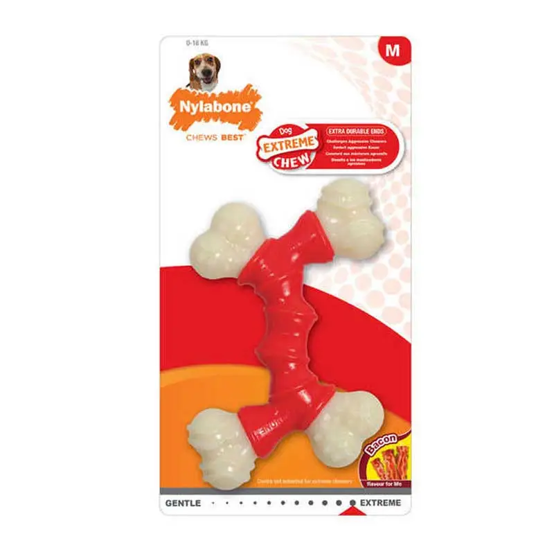 Meilleur Choix Jouet Bacon Extreme Double Bone Nylabone