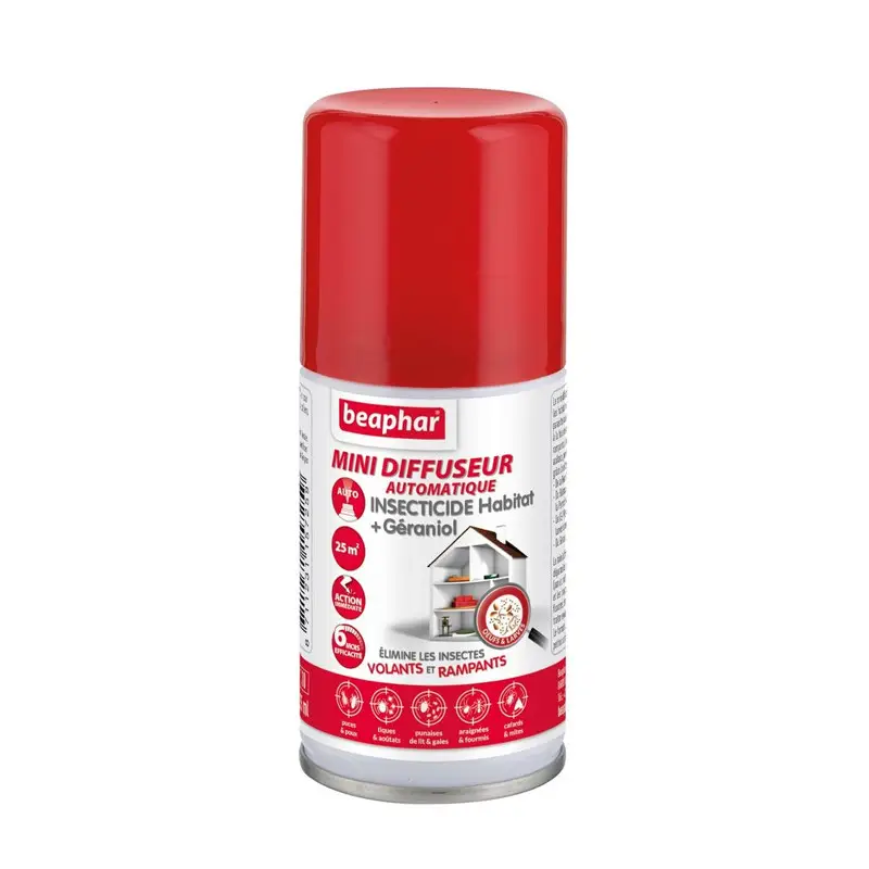 Diffuseur automatique insecticide Habitat 75ml Beaphar Certifié