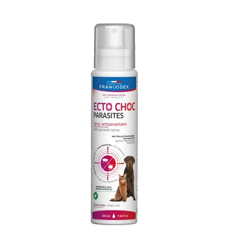 Spray Ecto Choc Parasites 200ml Francodex Bon Plan