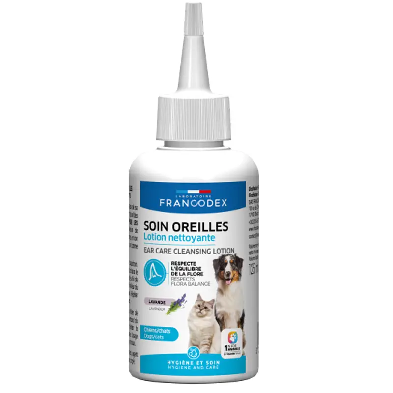 Prix Cassé Lotion soin pour les oreilles 125ml Francodex